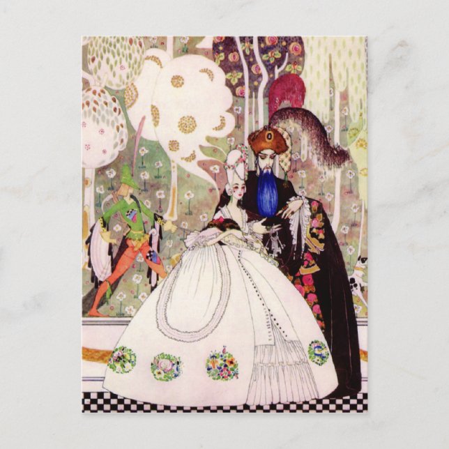 Kay Nielsen's Fairy Tale, Bluebeard and His Wife Postcard (Front)