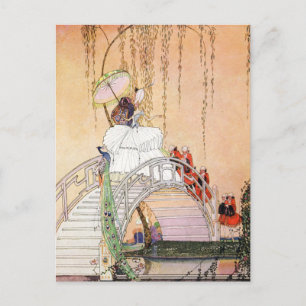 Kay Nielsen's Night In A Chinese Garden Postcard