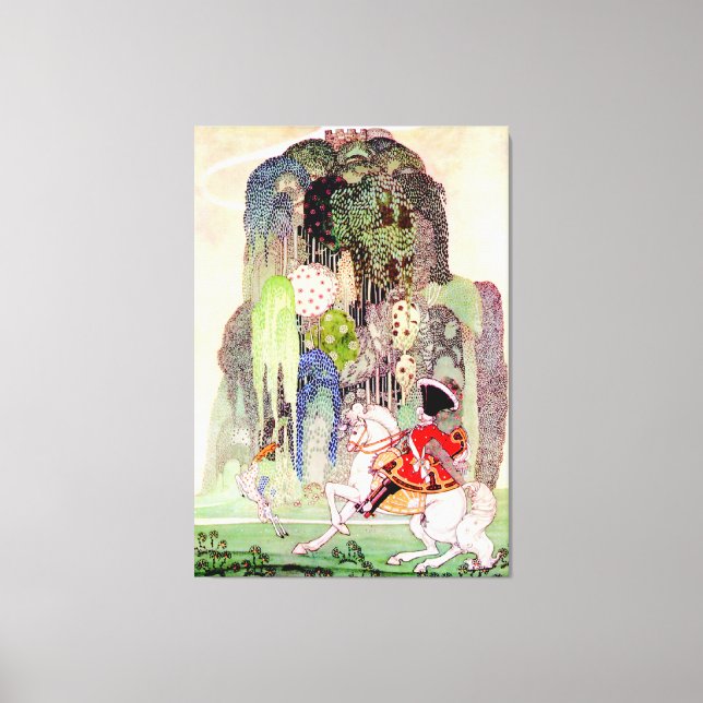 Kay Nielsen's Prince Charming from Sleeping Beauty Canvas Print (Front)