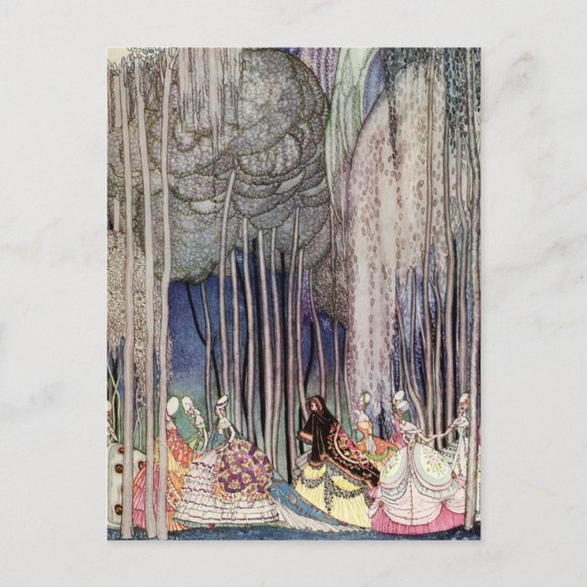 Kay Nielsen's The Twelve Dancing Princesses Postcard (Front)