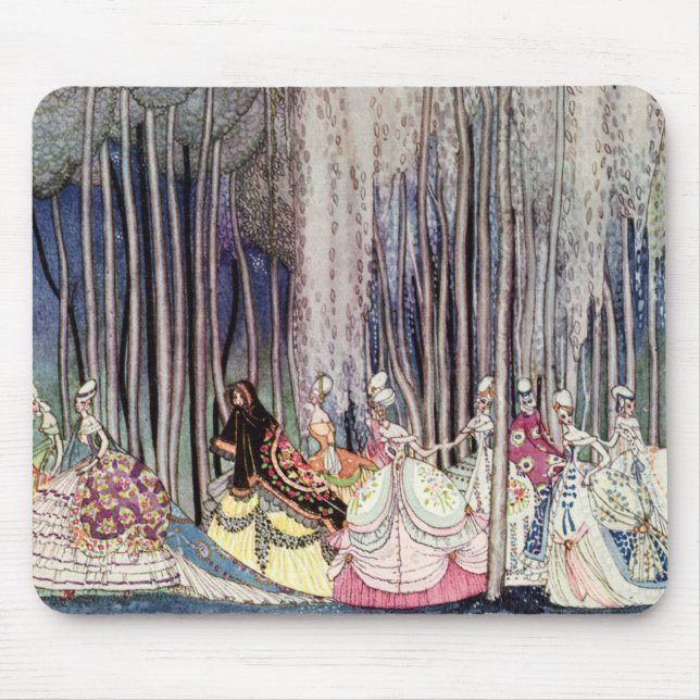 Kay Nielsen's Twelve Dancing Princesses Mouse Mat (Front)