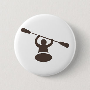 Kayak 6 Cm Round Badge