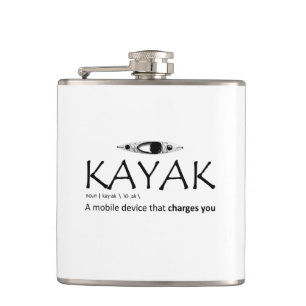 Kayak, A Mobile Device That Charges You Hip Flask