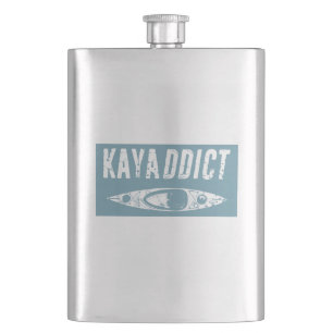 Kayak Addict Hip Flask