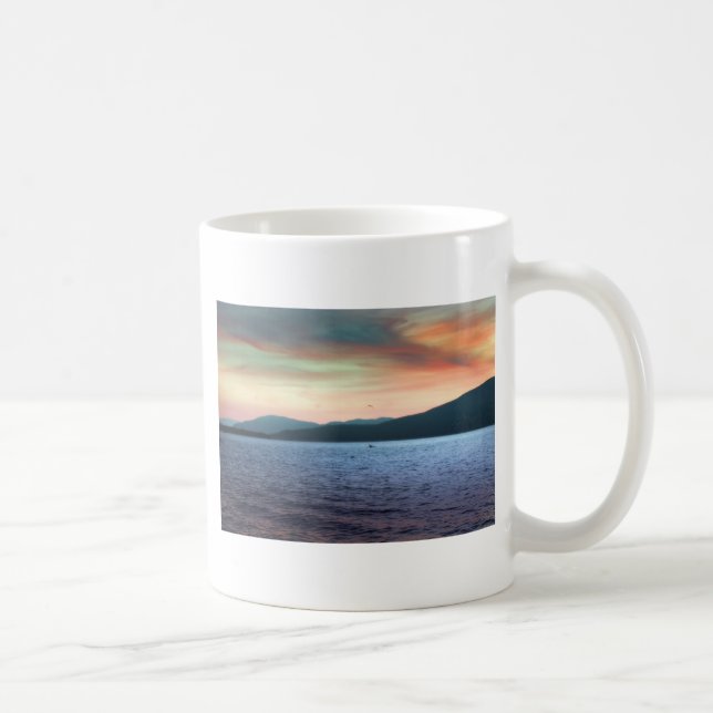 Kayak and Gull Return Coffee Mug (Right)