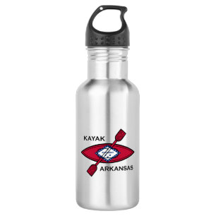 Kayak Arkansas Flag 532 Ml Water Bottle
