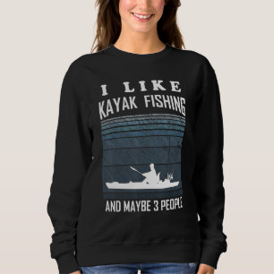 Kayak Bass Fishing Kayaking  Kayak Angler Sweatshirt
