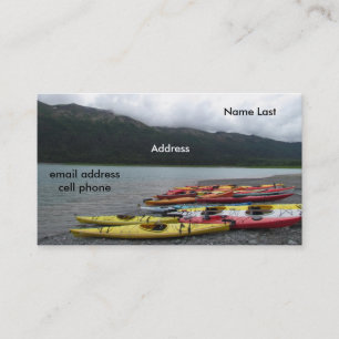 Kayak & Bicycle Business Card