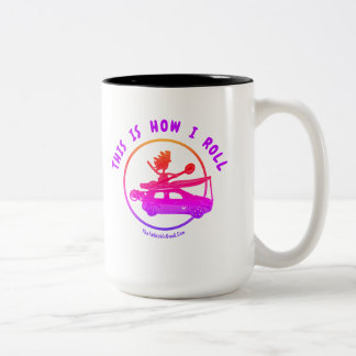 Kayak Bike Auto - This Is How I Roll Two-Tone Coffee Mug