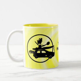 Kayak Bike Car - This is how I roll! Two-Tone Coffee Mug