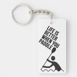 Kayak canoe paddle design key ring