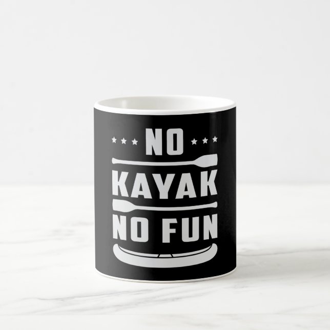 Kayak Canoeing Kayaking Canoe Paddle Funny Gift Coffee Mug (Center)