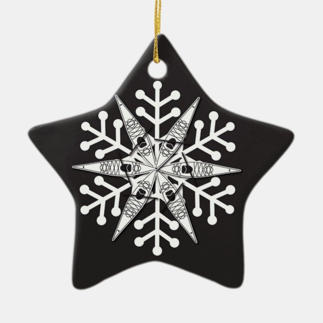kayak Christmas ornament (Front)