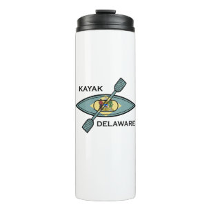 Kayak Delaware Flag Thermal Tumbler