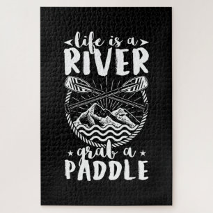 Kayak Driver Life Is A River Jigsaw Puzzle