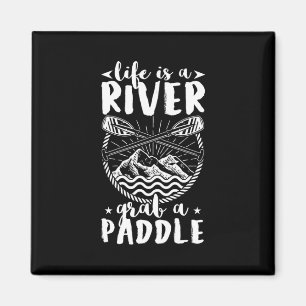 Kayak Driver Life Is A River Magnet