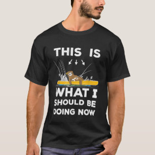 Kayak Fishing Gift Funny Sloth Bass Fishing Kayak T-Shirt