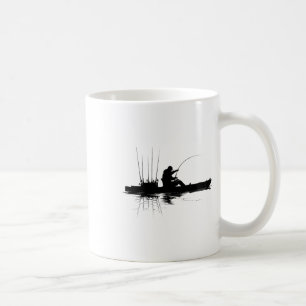 Kayak Fishing Graphic Fisherman Angling Kayaking A Coffee Mug