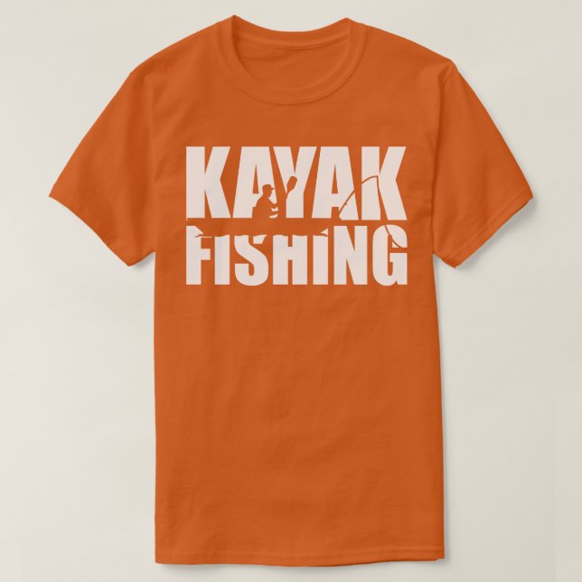 Kayak Fishing T-Shirt (Design Front)