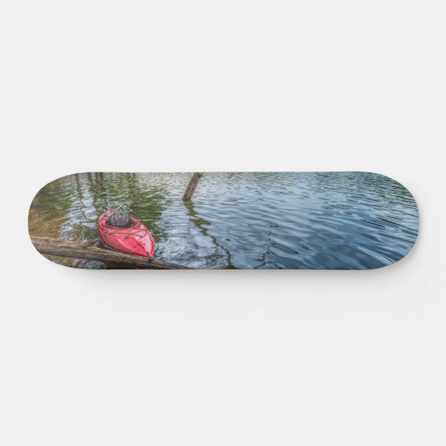 Kayak Floating On Table Rock Lake Skateboard (Horz)