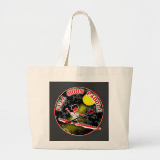 Kayak Full Moon Paddle Large Tote Bag