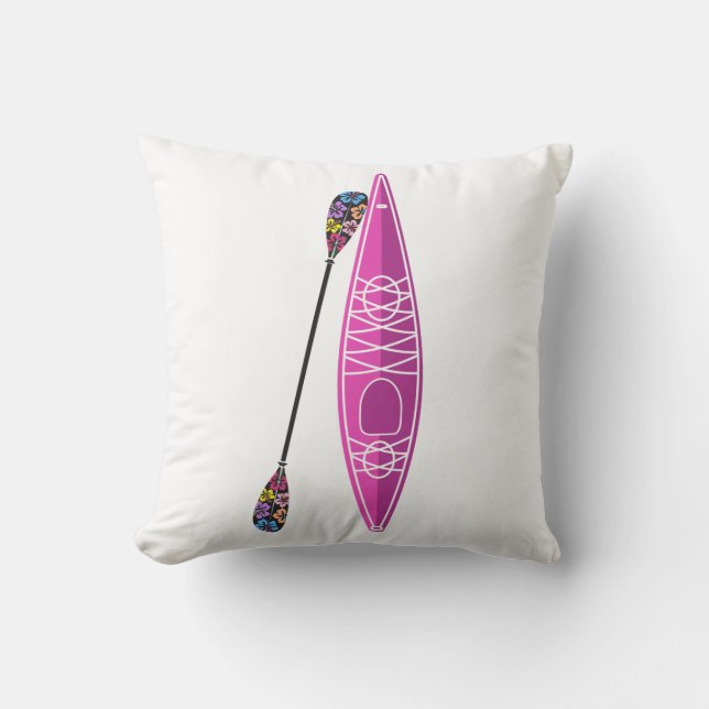 Kayak Girl Cushion (Front)