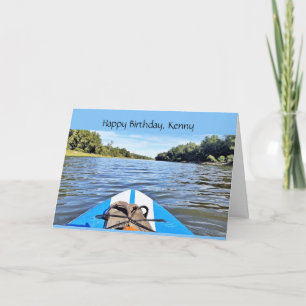 Kayak Happy Birthday Card
