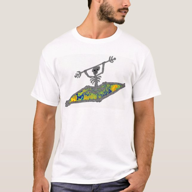 kayak happy tones T-Shirt (Front)