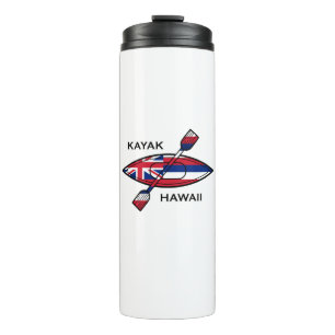 Kayak Hawaii Flag Thermal Tumbler
