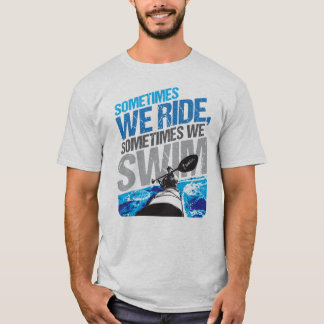 Kayak Hipster - Sometimes we swim Surf Shirt