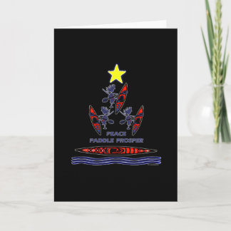 Kayak Holiday Paddle Card
