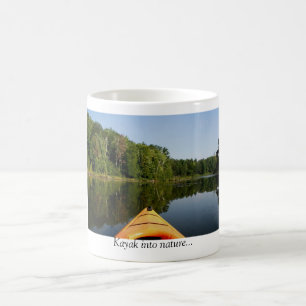Kayak into nature... coffee mug