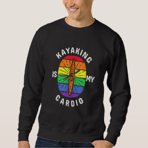 Kayak Kayaking Boating Summer Clothing Lgbtq Rainb Sweatshirt