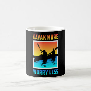 Kayak Kayaking Canoe Canoeing Paddle Funny Gift Coffee Mug