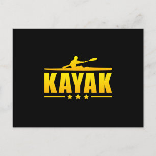 Kayak Kayaking Canoe Paddle Canoeing Funny Gift Postcard