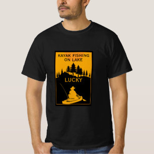 Kayak Lake And River Fishing T-Shirt