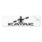 Kayak Logo Bumper Sticker