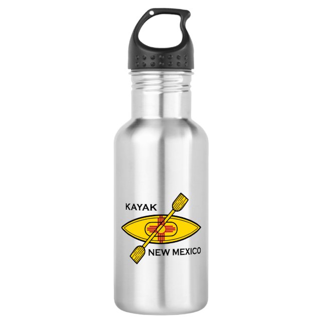 Kayak New Mexico Flag 532 Ml Water Bottle (Front)