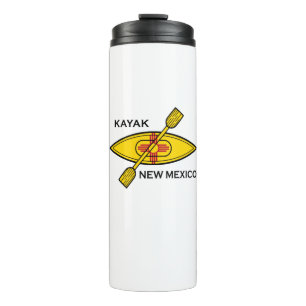 Kayak New Mexico Flag Thermal Tumbler