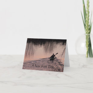 Kayak Note Card