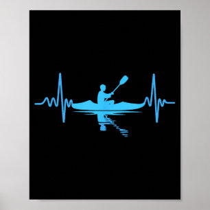 Kayak Novelty For Men Women Kayaker Kayaking Kayak Poster