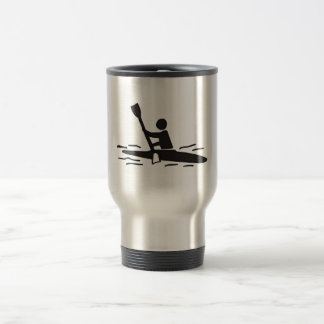 Kayak Outline Travel Mug