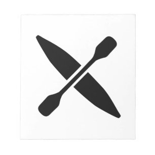Kayak paddle notepad