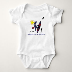 Kayak: Paddles Well With Others Baby Bodysuit