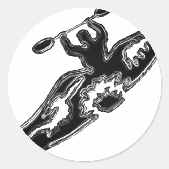 Kayak Part Classic Round Sticker (Front)