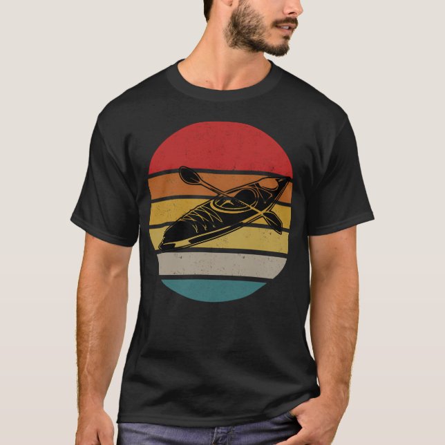 Kayak Retro T-Shirt (Front)