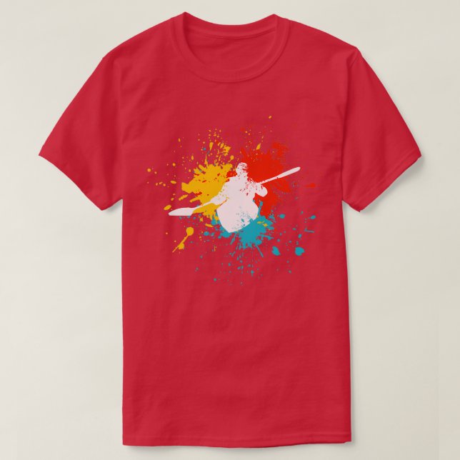 Kayak Rowing 5 T-Shirt (Design Front)