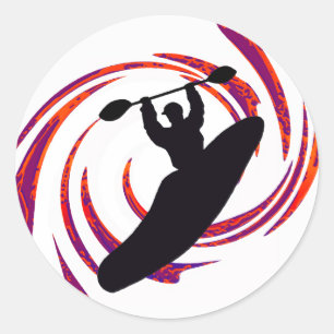 Kayak Say So Classic Round Sticker
