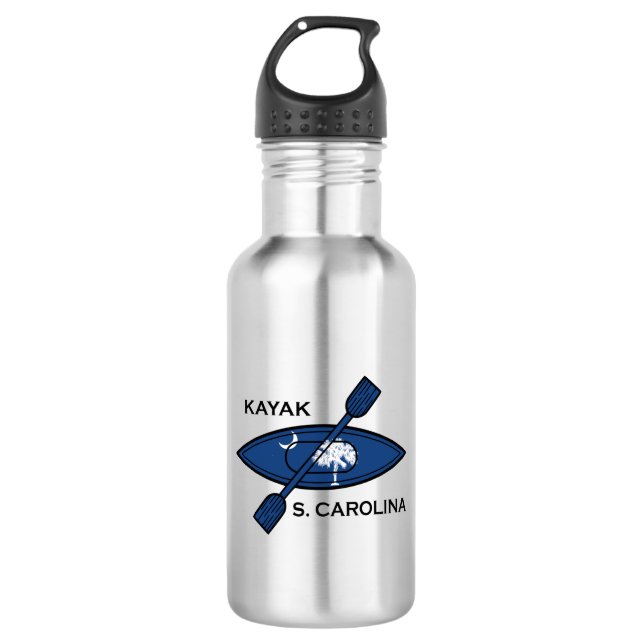 Kayak South Carolina Flag 532 Ml Water Bottle (Front)