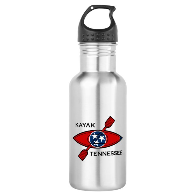 Kayak Tennessee Flag 532 Ml Water Bottle (Front)